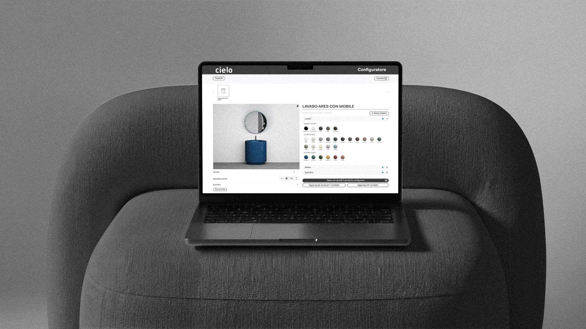 Ceramica Cielo: Configuratore